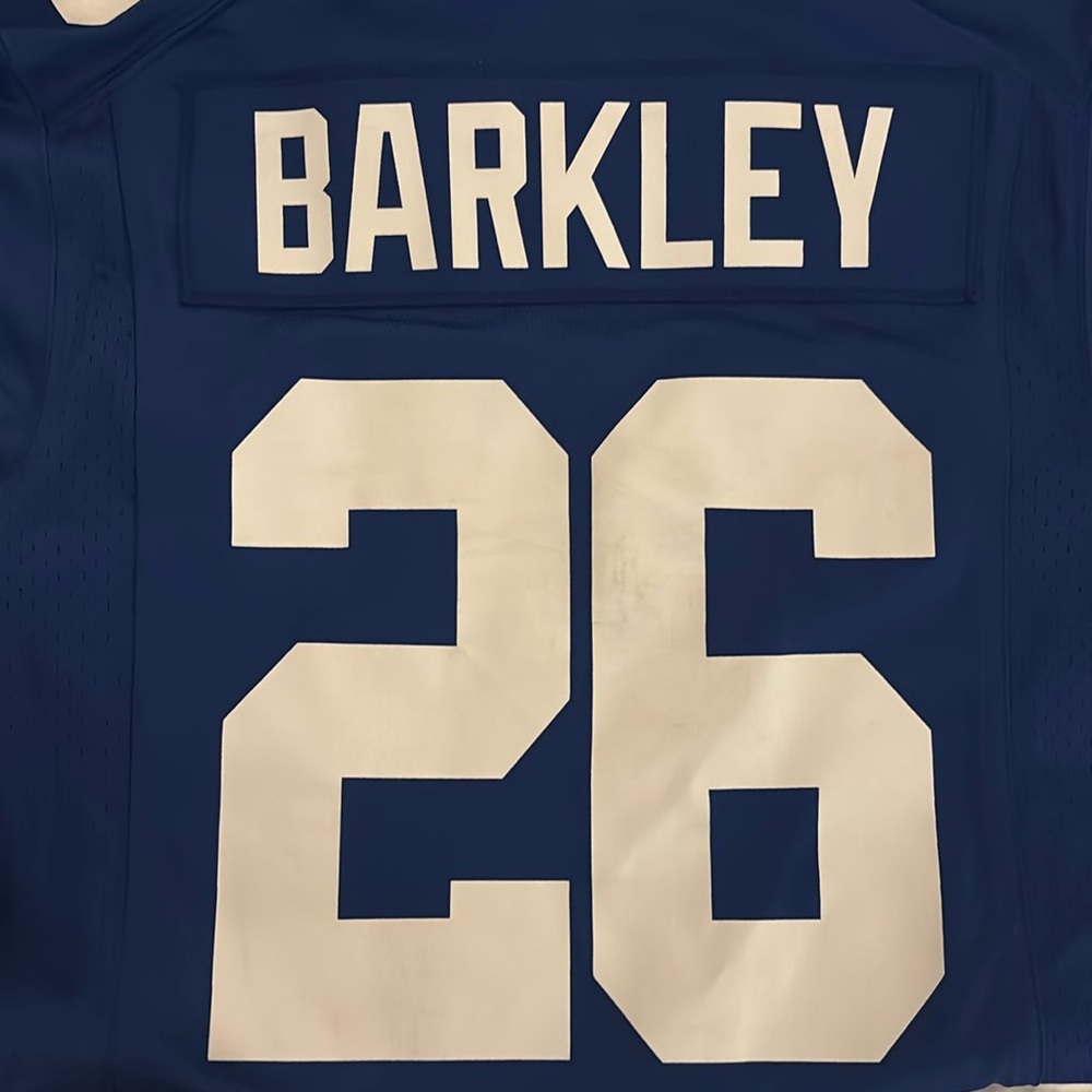 NFL Giants Saquon Jersey